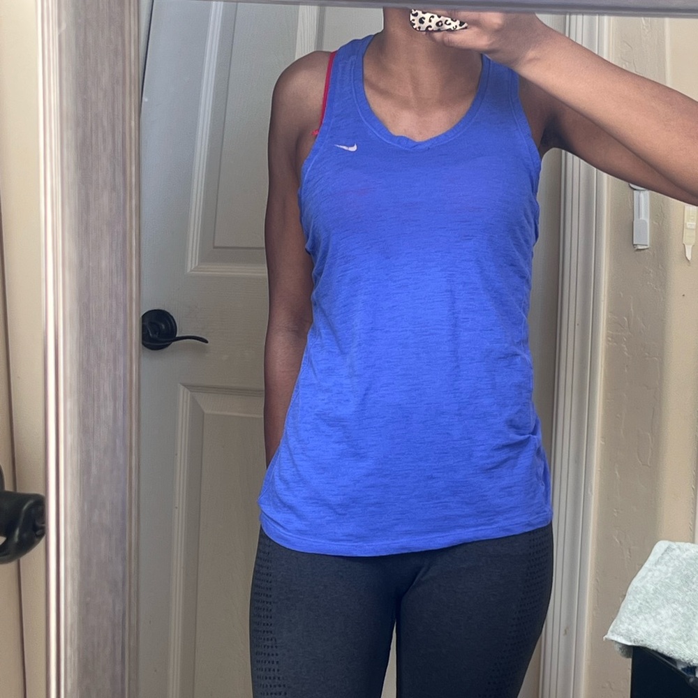 Nike Women's Vibrant Blue Tank Top